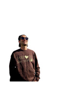 Load image into Gallery viewer, Unf*ck the World Mens Tino crew neck in Brown
