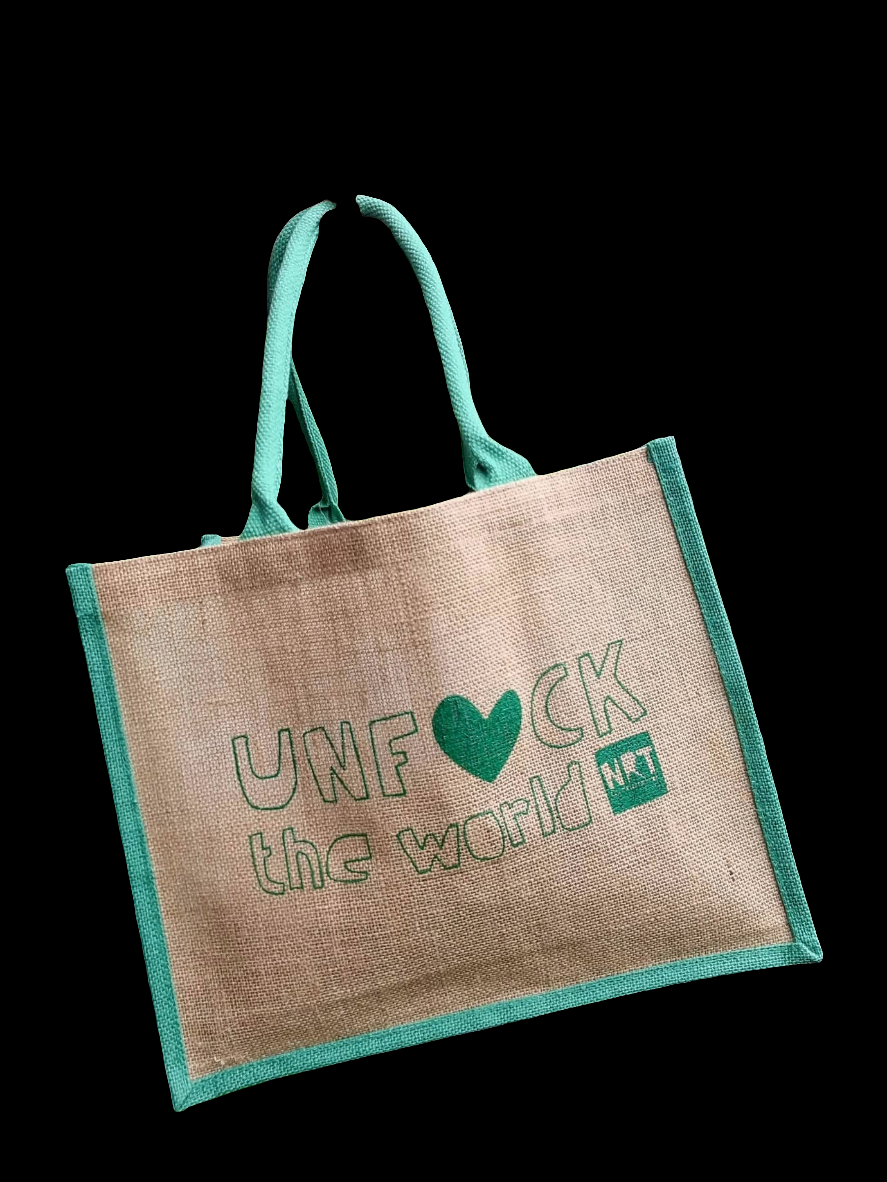 Unf*ck the World Jute Bags