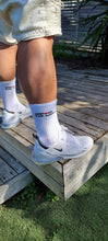 Load image into Gallery viewer, Unisex: Unf*ck The World Socks in White
